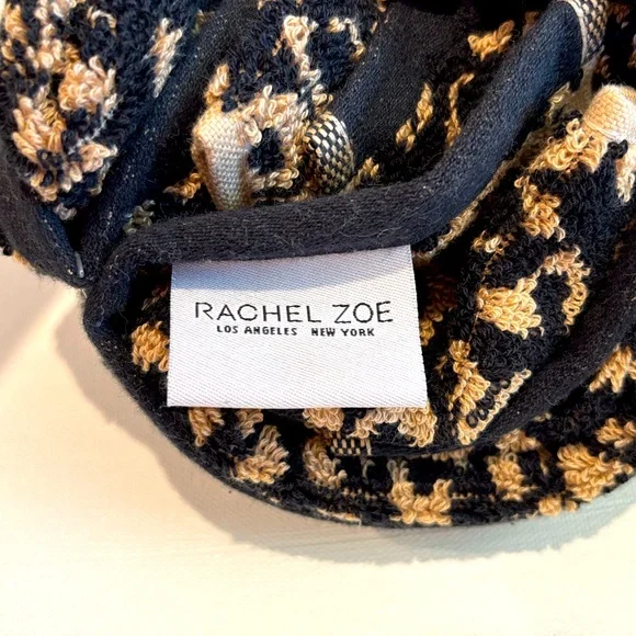 Rachel Zoe Leopard Cheetah Animal Print hand Towels - Picture 4 of 5